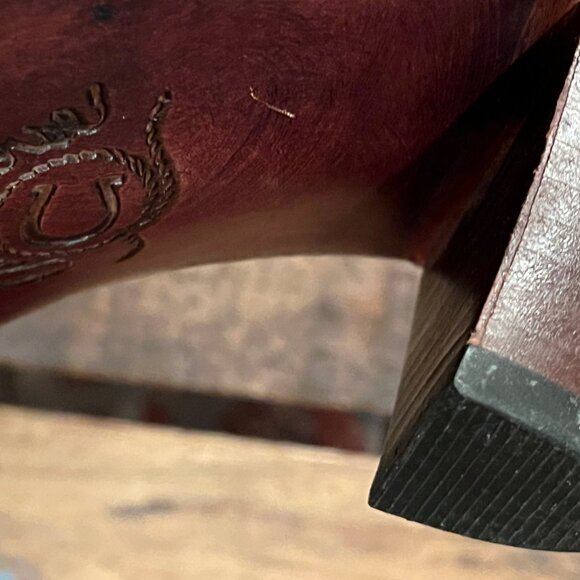 Size 9 by Lucchese Charlie 1 Horse slip on boots so cute - Picture 4 of 14